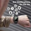 Smart Watches for Men,1.71Inch Smartwatch for Android and iPhone,5ATM Fitness Tracker with Blood Pressure,Heart Rate,Blood Oxygen Monitor,Tactical Watch (Black)