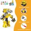 Motorized STEM Building Toys 6 in 1 Construction Blocks Toys with Electric Motor 193 Pcs Engineering Toys Gift Age 5+
