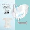 Revolutionary Tub Drain Protector Hair Catcher,Strainer, Snare, White 2pcs
