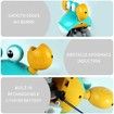 Crawling Crab Kids Toy with Music and LED Lights Automatic Obstacle Avoidance Interactive Learning (Green)