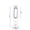 Spector Bladeless Electric Fan Cooler Heater Air Cool Sleep Timer Remote Control