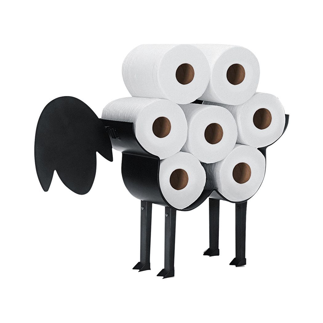 Traderight Paper Holder Toilet Roll Tissue Sheep Storage Bathroom Organizer