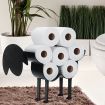 Traderight Paper Holder Toilet Roll Tissue Sheep Storage Bathroom Organizer