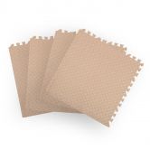 Bopeep Kids Play Mat Floor Baby Crawling Mats Foldable Waterproof Carpet Beige