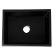 Granite Kitchen Sink Laundry Stone Sinks Top Undermount Single Bowl Matte Black