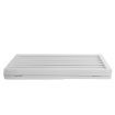 Wooden Pet Gate Dog Fence Retractable Barrier Portable Door 3 Panel White