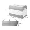 Manan Car Boot Organiser Storage Collapsible Large Trunk Box Warning Triangle
