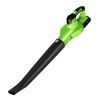 Traderight Leaf Blower Cordless Lithium Battery Nozzles 2-Speed Garden 20V