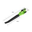 Traderight Leaf Blower Cordless Lithium Battery Nozzles 2-Speed Garden 20V