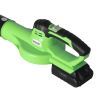 Traderight Leaf Blower Cordless Lithium Battery Nozzles 2-Speed Garden 20V