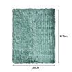 PaWz Dog Blanket Pet Cat Mat Puppy Warm Soft Plush Washable Reusable Large Teal