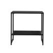 Levede 2-Tier Side Table Open Design Steel Home Shelf Compact Storage End Table