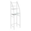 Duxta 3 Over Tiers Toilet Shelf Bathroom Rack Storage Stand Organiser Wash Machine Steel White