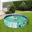 PaWz 80cm Pet Dog Swimming Pool Cat Portable BathTub Kid Shower Washing Folding