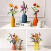 Flower Bouquet Building Sets, Artificial Flowers, DIY Unique Decoration Home, 456 Pieces Botanical Collection (Not Compatible with Legos Set )