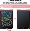 LCD Writing Tablet,2 Packs Drawing Pads for Kids Age3+,8.5 Inch Colorful Lines Doodle Scribble Boards Educational Toys for Boys Girls