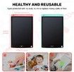 LCD Writing Tablet,2 Packs Drawing Pads for Kids Age3+,8.5 Inch Colorful Lines Doodle Scribble Boards Educational Toys for Boys Girls