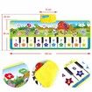 Musical Keyboard Piano Mat Electronic Music Game Dance Mat Early Educational Toys for Boys Girls Christmas Gifts for Kids