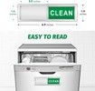 Dishwasher Magnet Clean Dirty Sign Shutter Only Changes When You Push It Non-Scratching Strong Magnet or 3M Adhesive Options Indicator Tells Whether Dishes are Clean or Dirty (Silver)
