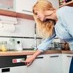 Dishwasher Magnet Clean Dirty Sign Shutter Only Changes When You Push It Non-Scratching Strong Magnet or 3M Adhesive Options Indicator Tells Whether Dishes are Clean or Dirty (Silver)