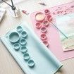 Silicone Craft Mat for Resin Casting 40*60cm Non Stick Silicone Sheet with Cleaning Cut for Oil Painting, Art, Clay and Play(pink)