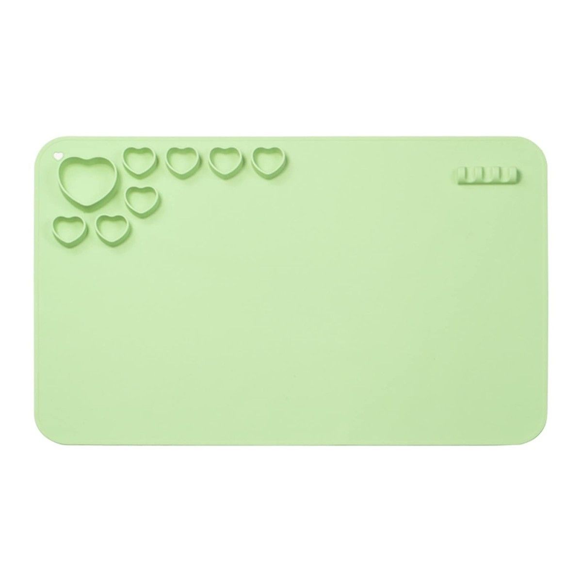 Silicone Painting Mat for Craft, 40*60cm Non Stick Craft Mat for Resin Casting, for DIY Graffiti Oil Painting, Art, Clay and Play Doh Color Green