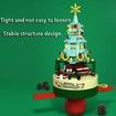 360 Pcs Christmas Building Blocks Set Christmas Tree Music Box Room Desktop Decorations for Adult Kids Party 6+