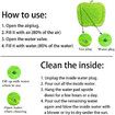 Fruit Baby Water Mat, Baby Toys Inflatable Play Mat Water Cushion Fun Play Center for Newborn Early Development Activities