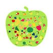 Fruit Baby Water Mat, Baby Toys Inflatable Play Mat Water Cushion Fun Play Center for Newborn Early Development Activities