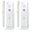 2 Pack Controller Replacement for Wii Wii U Motion Gamepad Built in 3-Axis Motion Plus with Silicone Case