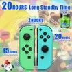 Joycon Controller Replacement for Switch,Left Right Controller Compatible with Switch Joycon Wireless Controller with Double Vibration Support Wake-up and Screenshot