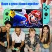 Joycon Controller Replacement for Switch,Left Right Controller Compatible with Switch Joycon Wireless Controller with Double Vibration Support Wake-up and Screenshot