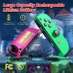Joy Cons for Switch,Remote Controller for Switch,L/R Wireless Controllers Compatible with Switch Replacement joy con with Wake-up/Screenshot