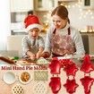 Mini Hand Pie Molds Kit Set of 6 Dough Presser Pocket Pie Molds for Halloween Christmas