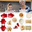 Mini Hand Pie Molds Kit Set of 6 Dough Presser Pocket Pie Molds for Halloween Christmas