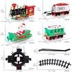 Electric Christmas Train Set Around the Tree Santa Claus Express Train for Christmas Tree Decoration