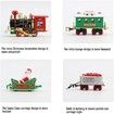 Electric Christmas Train Set Around the Tree Santa Claus Express Train for Christmas Tree Decoration
