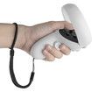 Improved Replacement Wrist Straps for Oculus Quest 2 Gen Controller - Marked L&R (2pack,Black)