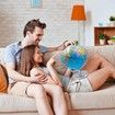 Educational Globe Illuminated World Stand LED Night Light Earth Map 23cm Constellation View 2in1 Interactive Geographic Learning Toy Discovery Tool Home Decor Gift