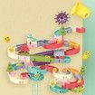 62 PCS Slide Bath fun Toys for 3+ Years Waterfall Shower Tracks Bathtub Toys Gift for Girls Boys