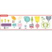 62 PCS Slide Bath fun Toys for 3+ Years Waterfall Shower Tracks Bathtub Toys Gift for Girls Boys