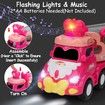5 in 1 Transport Toy Trucks for 1 2 3 4 Year Old Girls