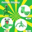 Rainbow Plush FRIEND Green monsters Plush Toys Soft Cute Stuffed Animal Doll, Best Gift for Boys and Girls 35cm