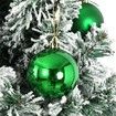 24Pcs Christmas Balls Ornaments for Xmas Christmas Tree - Shatterproof Christmas Tree Decorations Hanging Ball for Holiday Wedding Party Decoration (Grass Green, 1.2"-3.1CM)