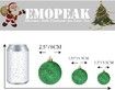 24Pcs Christmas Balls Ornaments for Xmas Christmas Tree - Shatterproof Christmas Tree Decorations Hanging Ball for Holiday Wedding Party Decoration (Grass Green, 1.2"-3.1CM)
