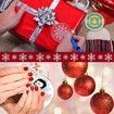 Acrylic Blanks Ornaments Clear Hexagon Acrylic Christmas Blank Ornament Bulk DIY Ornament Blanks Kit Acrylic Discs for Painting Vinyl DIY Christmas Ornament Family Kids Crafts (30 Pieces)
