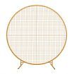 1.8M Wedding Party Backdrop Stand Arch Mesh Gold Round Hoop Decoration Circle Metal Frame Photo Balloon Flower Display