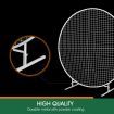 1.8M Wedding Party Arch Mesh Backdrop Stand White Round Hoop Decoration Circle Metal Frame Photo Balloon Flower Display