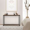 Black Console Table Sofa Hallway Entryway Entrance Side End Display Plant Stand TV Shelf Living Room Furniture 120CM