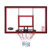 Indoor Basketball Hoop Wall Mounted Backboard Ring System Set Net Door Goals Rim Standard No.7 Balls 110 x 70cm